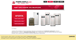 Desktop Screenshot of pompa-ciepla.com