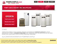 Tablet Screenshot of pompa-ciepla.com